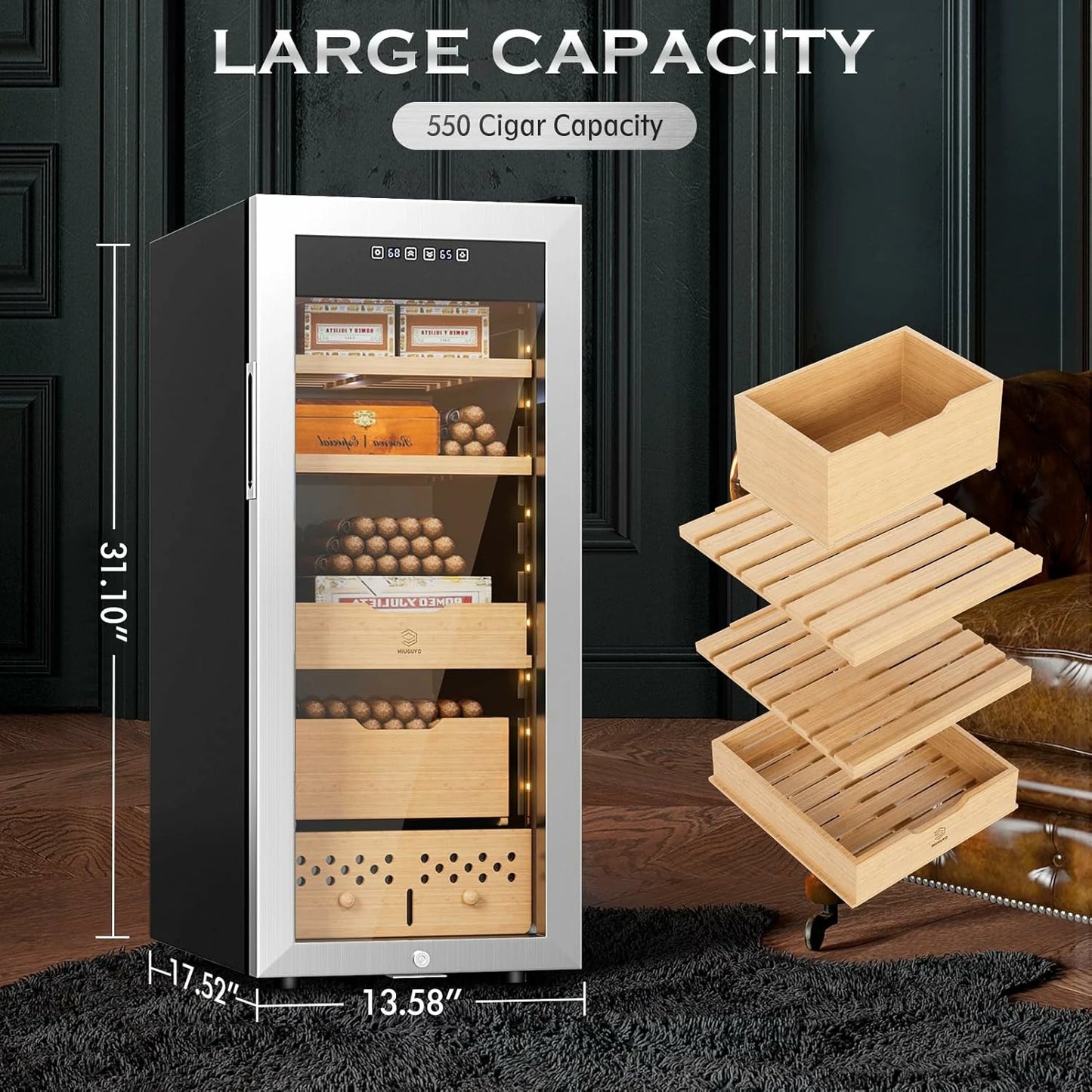 60L Electric Cigar Humidors