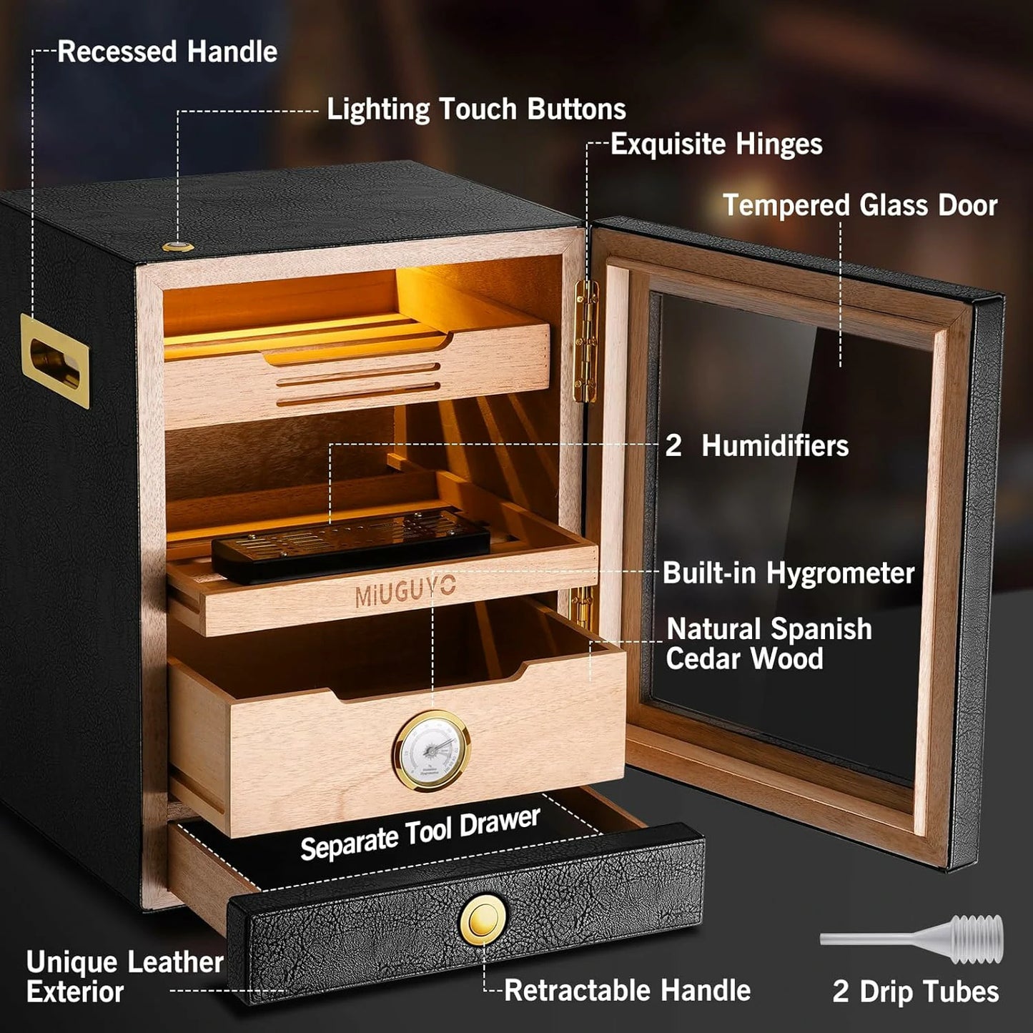 21L Electric Cigar Humidors