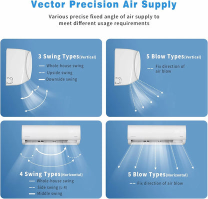 12K/9K Mini Split Air Conditioner