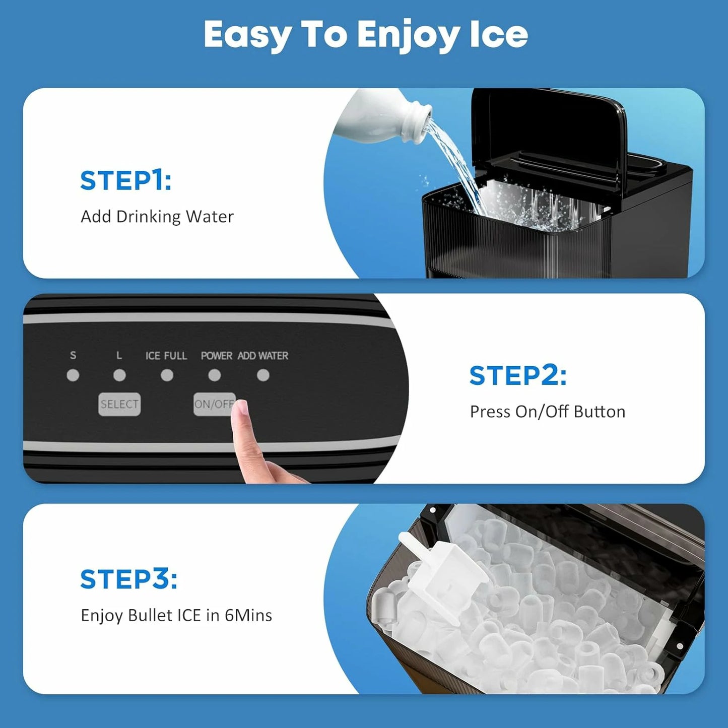 35lbs/Day Ice Maker