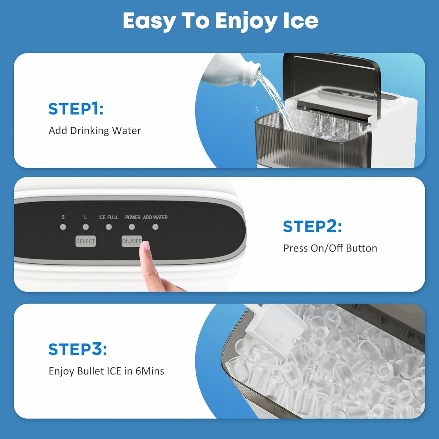 35lbs/Day Ice Maker